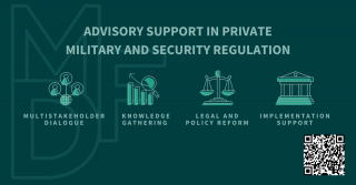 APPEL À PROPOSITIONS : Appui consultatif à la réglementation des activités militaires et de sécurité privée