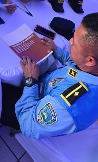 The MDF delivers a capacity-building training for Honduras's national private security regulator