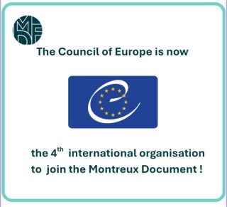 The Council of Europe joins the Montreux Document