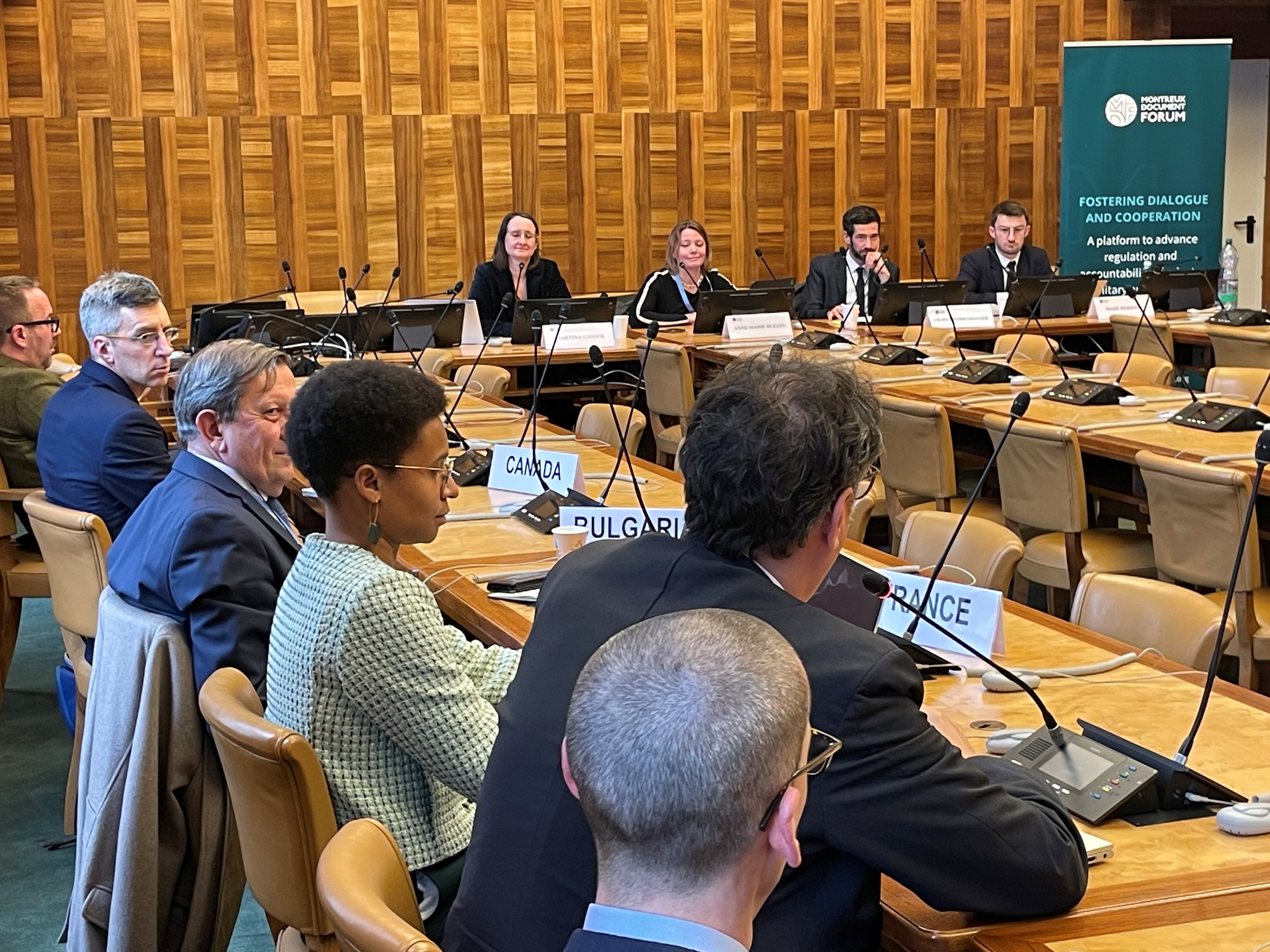 Le MDF organise une réunion parallèle aux Nations Unies sur les cyber opérations des sociétés militaires et de sécurité privées dans les conflits armés