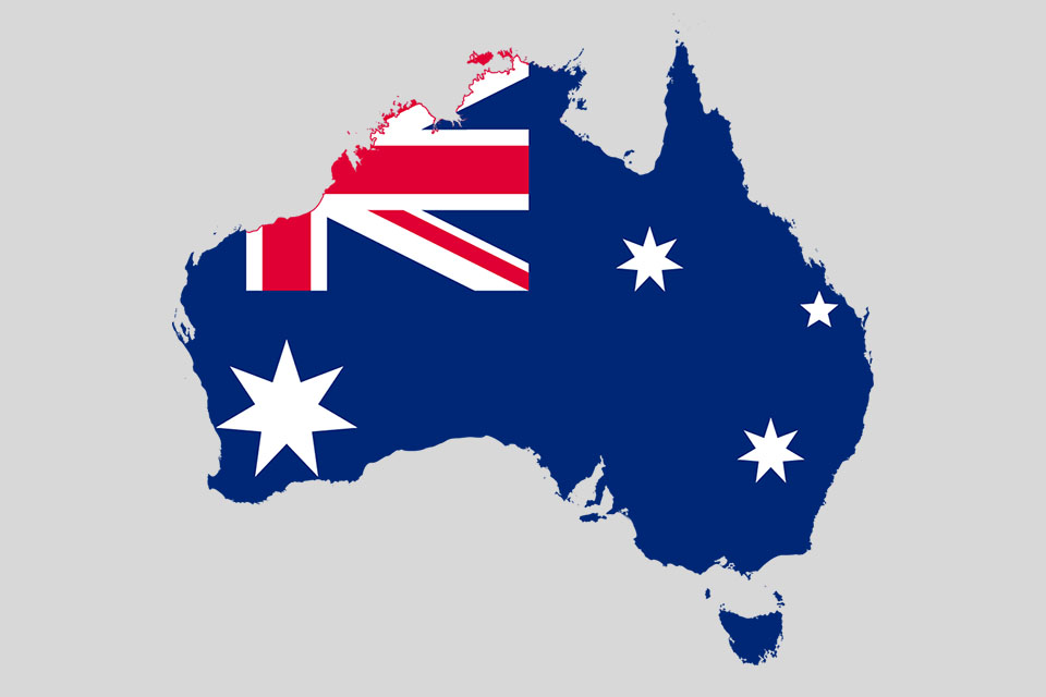 Australia for the Pacific region